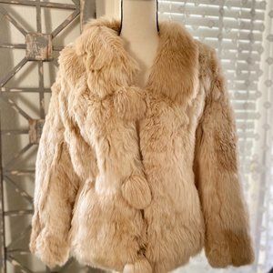 Crop Fur Jacket with pockets
